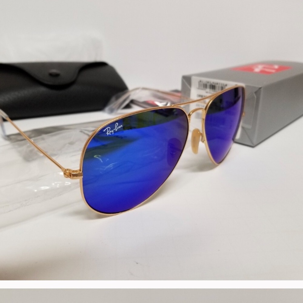 Rayban aviators 62MM polarized